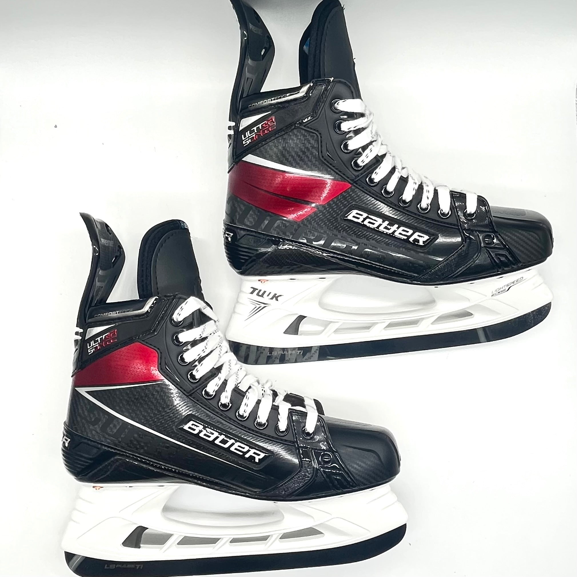 Bauer Supreme Ultrasonic - Patins de hockey Pro Stock neufs - Taille 10E